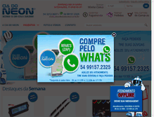 Tablet Screenshot of ciadoneon.com.br